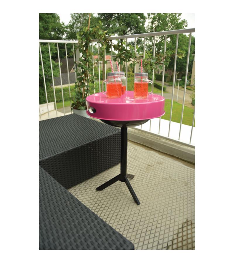 Barbecue tafel roze